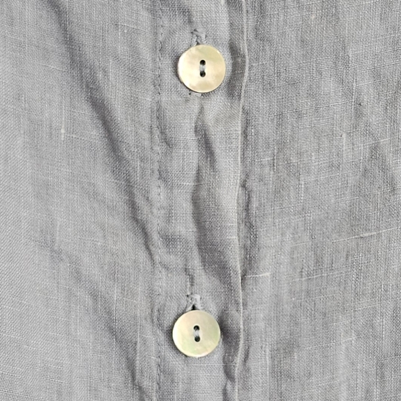 Bryn Walker Linen Button Up Top - Picture 4 of 7
